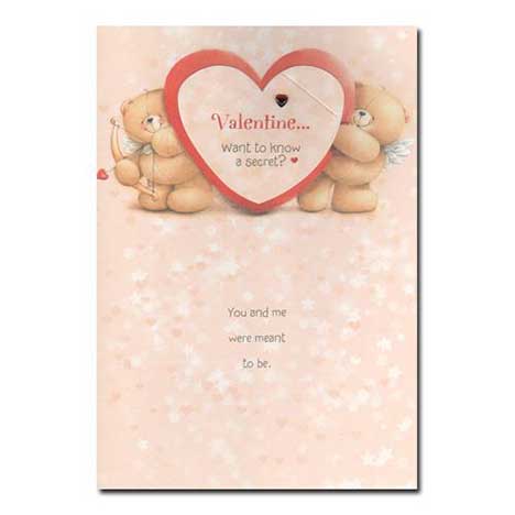 Valentine Forever Friends Valentines Day Card
